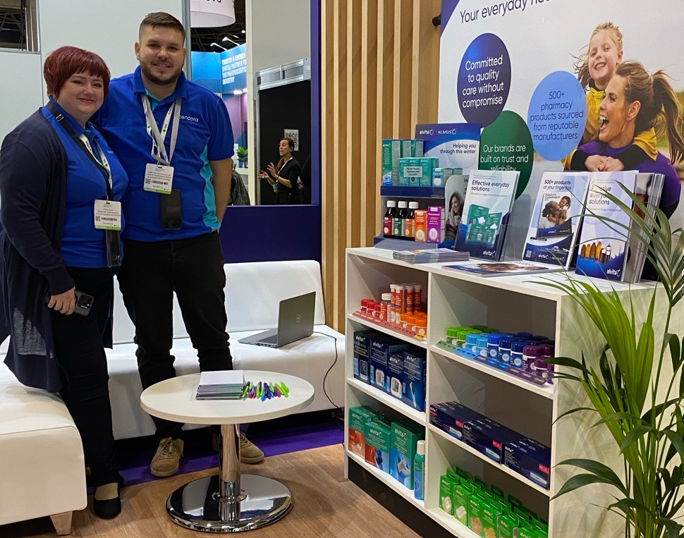 Team members at the Pharmacy Show