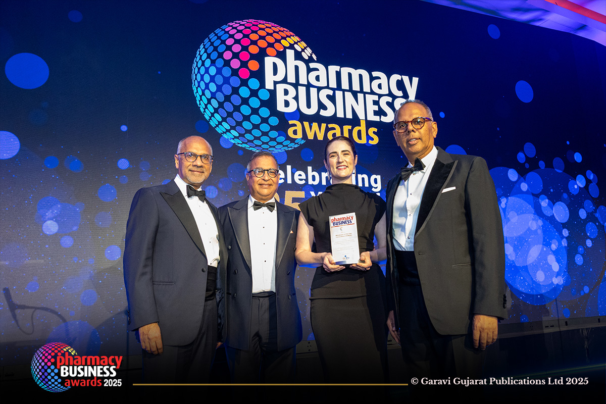 Paul Sutherland collects the Wholesaler of the year award